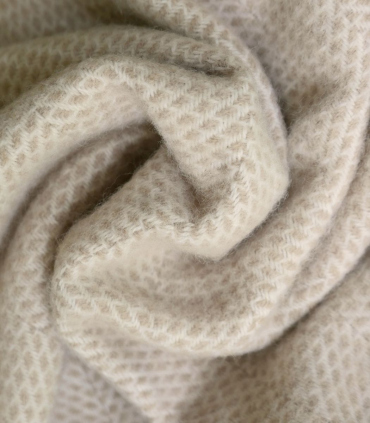 Plaid Laine Beehive Beige 150 X 183 cm