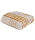 Plaid Laine Carreaux Moutarde et Beige 150 X 240cm - Collection Aspen