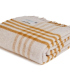 Plaid Laine Carreaux Moutarde et Beige 150 X 240cm - Collection Aspen