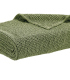 Jeté de canapé/ Couvre-lit 100% coton MAIA Vert Eucalyptus