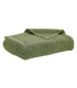 Jeté de canapé/ Couvre-lit 100% coton MAIA Vert Eucalyptus