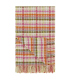 Plaid Laine Marano Rose et Vert 130 X 190 cm