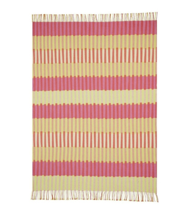 Plaid en Laine Rose - Murazzi présentation complète Designers Guild 