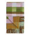 Plaid Laine Tasara Lavande et Vert 130 X 190 cm