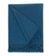 Plaid Laine Alpaga Luxe Paola Bleu Pétrole 130 X 180 cm