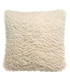 Coussin Fausse Fourrure Neige Imitation Mouton Moelleux - Choix de Tailles
