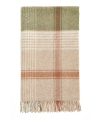 Plaid Laine Ecossais Beige et Vert 140 X 185 cm