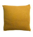 Coussin Coton MAIA Jaune Safran - Choix de Tailles