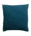 Coussin Coton MAIA Bleu Indigo - Choix de Tailles