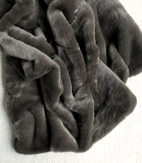 Plaid Fausse Fourrure Brun Chamonix 150 x 200 cm