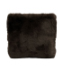 Coussin Fausse Fourrure Brun Chamonix 45 x 45 cm