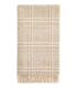Plaid Pure Laine Anglaise Glen Check Beige et Ecru 140X185 cm