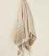 Plaid Pure Laine Anglaise Ombre Diamond Naturel 140X185 cm