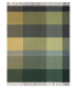 Plaid Cachemire et Laine Carreaux Vert 130 X 170 cm - Collection VENICE