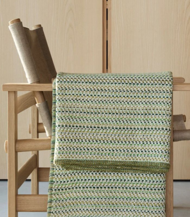 Plaid Pure Laine Juli Vert 150 X 200 cm