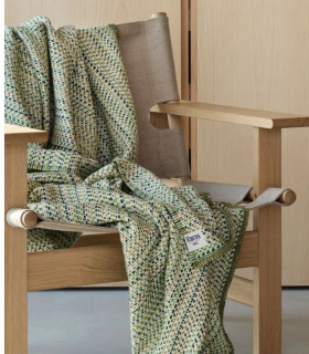 Plaid Pure Laine Juli Vert 150 X 200 cm
