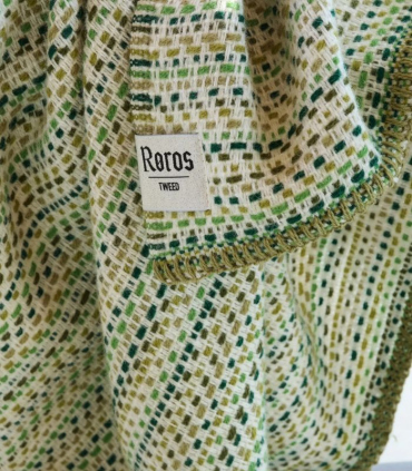 Plaid Pure Laine Juli Vert 150 X 200 cm