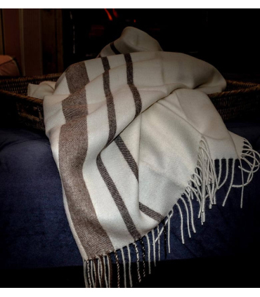 Plaid Altiplano Blanc