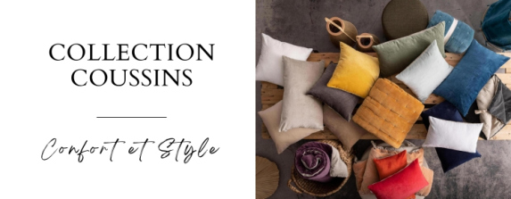 Collection de coussins