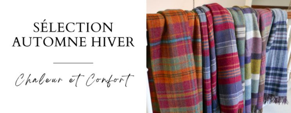 Sélection Automne / Hiver parmi plus de 300 plaids