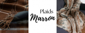 Plaids Marrons