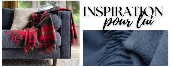 Idées pour LUI - Plaids Sobres & Élégants