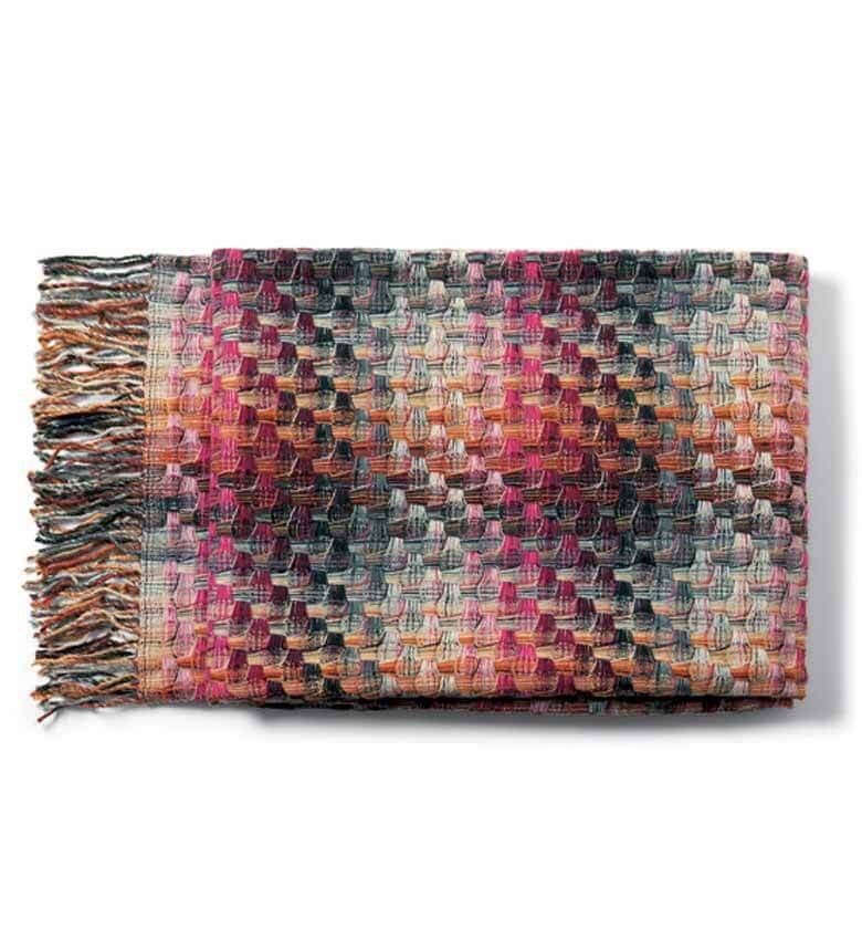 Plaid Missoni Husky 149 - en Pure Laine - tissé en Italie