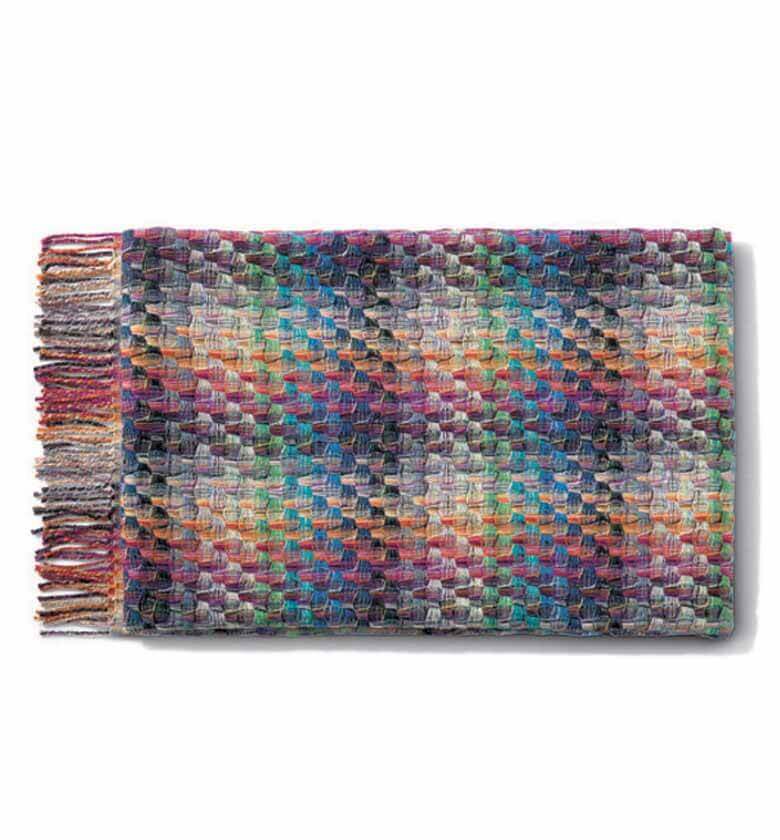 Plaid Missoni Husky 100 - en Pure Laine - tissé en Italie