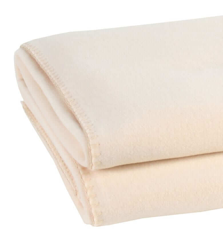 Plaid Polaire Luxe Crème - en Polaire - tissé en Italie