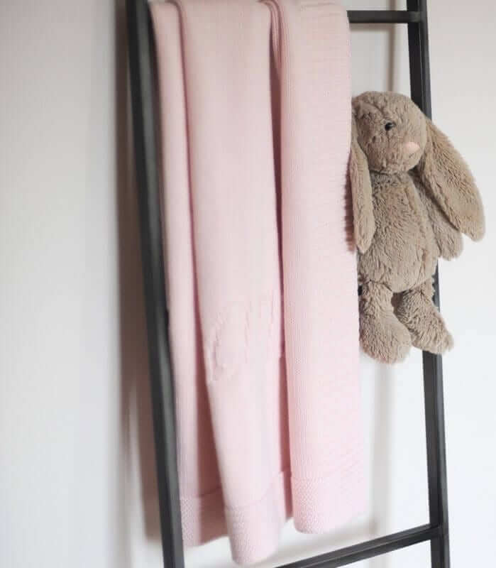 Couverture Bébé Personnalisée Rose, Plaid Addict