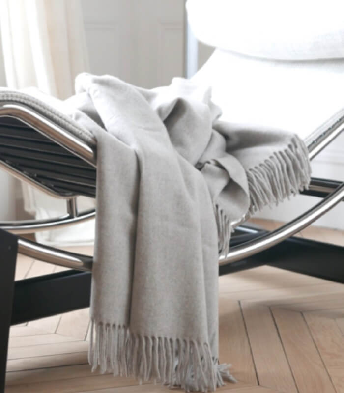 Plaid 100% Cachemire Luxe Taupe - Edition Spéciale 140 x 200 cm, Plaid Addict, confort haut de gamme