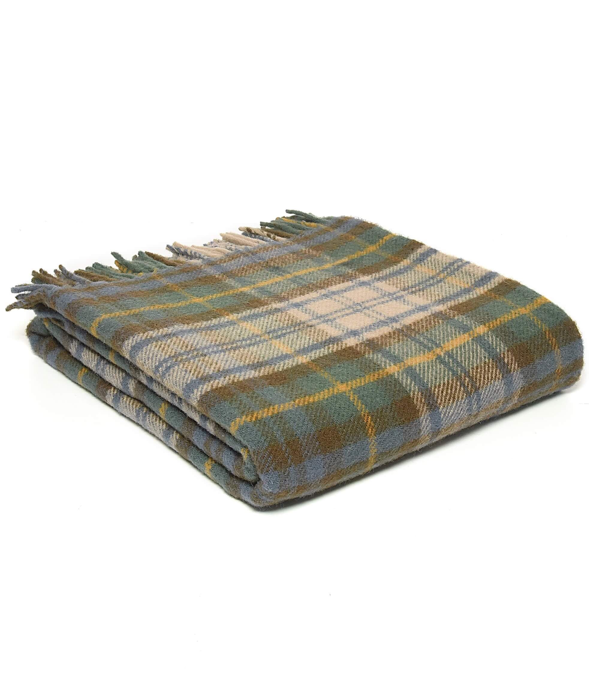 Plaid Pure Laine Écossais Antique Dress Gordon 150 x 183 cm, The Mill, confort haut de gamme