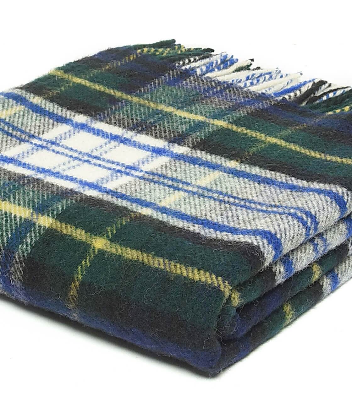 Plaid Laine Écossais Dress Gordon - en pure laine - tissé en Angleterre