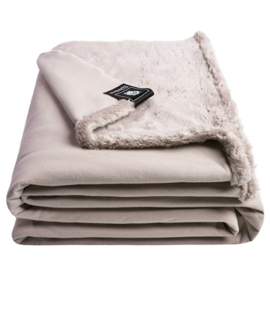 Plaid Imitation Fourrure Ultra Doux Beige - Collection Laponie - 140 x 190 cm, Plaid Addict