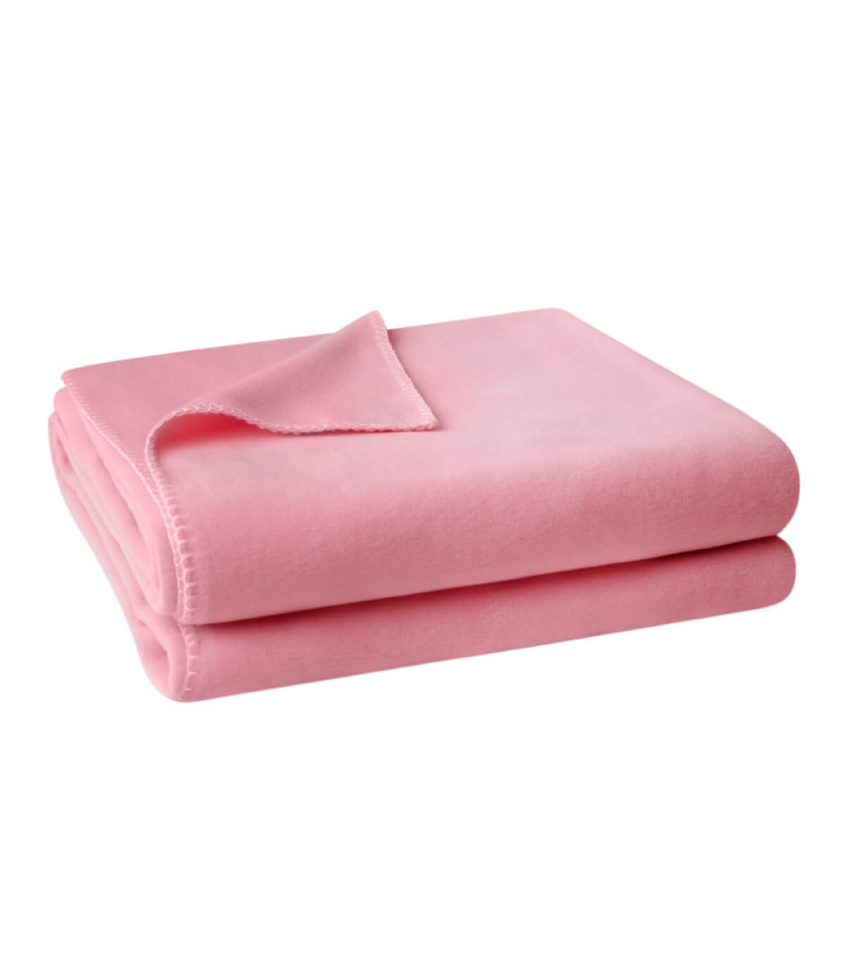 Plaid Polaire rose - détail texture douce pour canapé et chambre