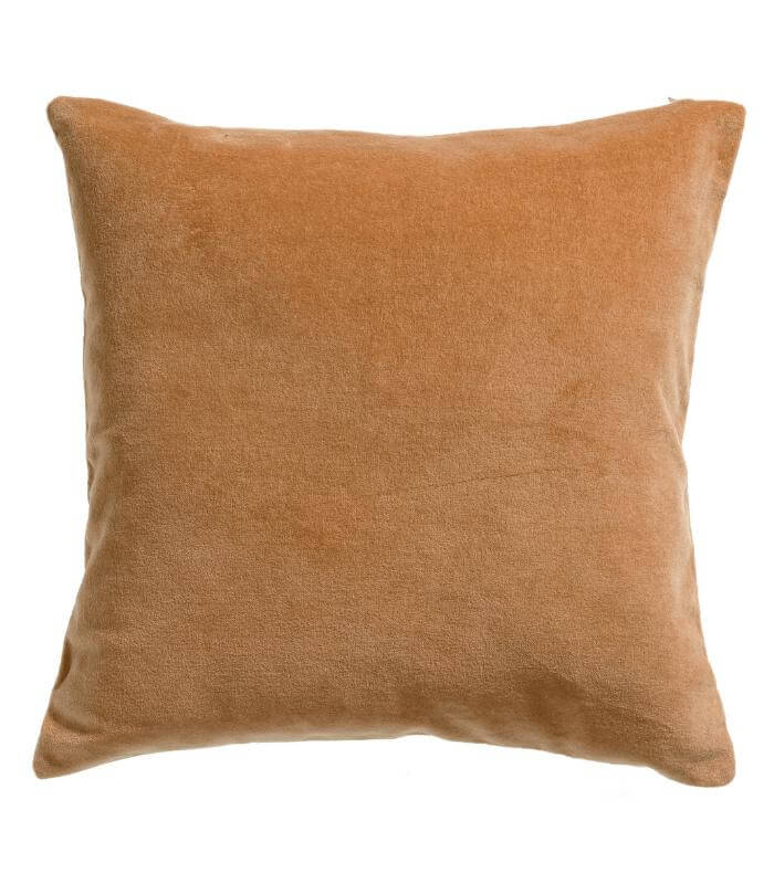 Coussin en Velours ELISE Ocre, Vivaraise