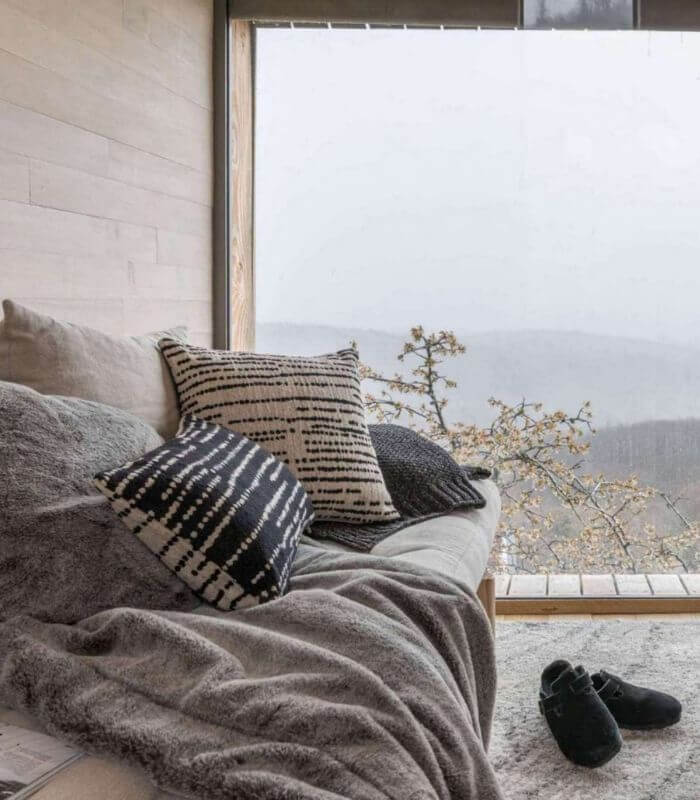 Plaid Fausse Fourrure Cacao 130 x 160 cm, Vivaraise, ambiance cocooning