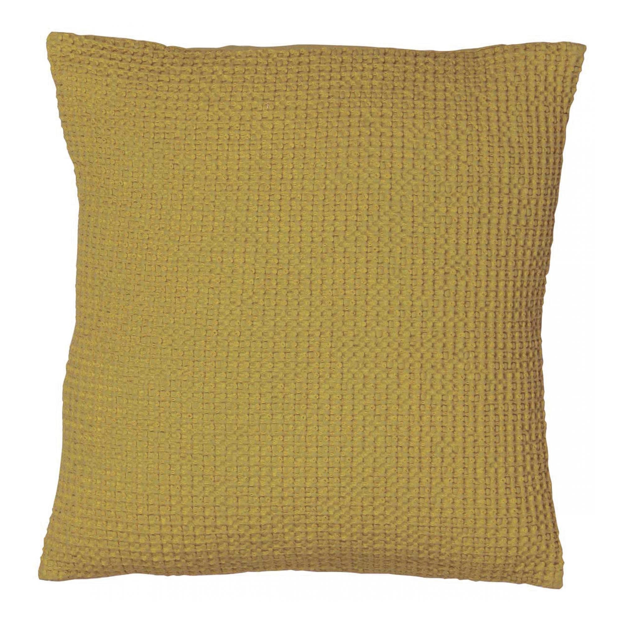 Lot de 2 Coussins 100% coton MAIA Vert Badiane, Vivaraise