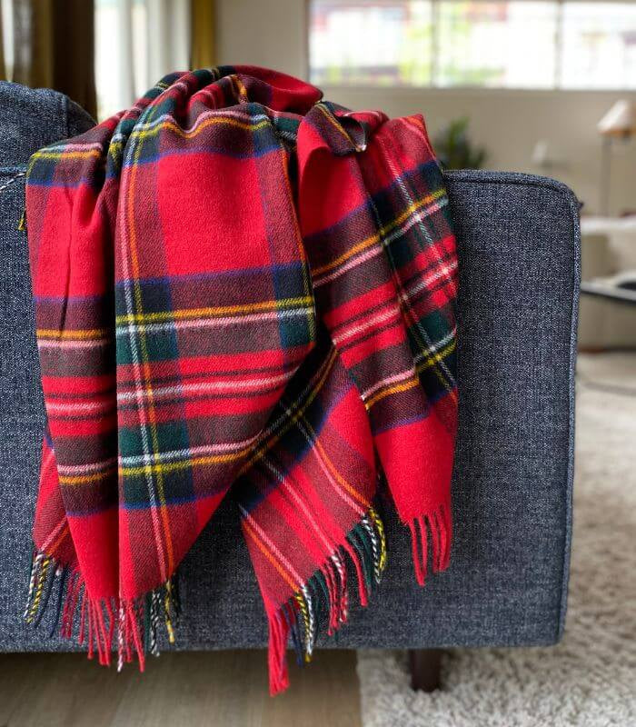 Plaid Écossais Rouge Royal Stewart - photo 7