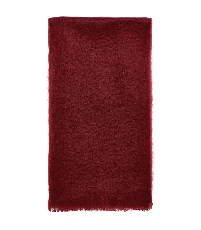 Plaid Mohair Bordeaux Vintage Luxe - photo 7