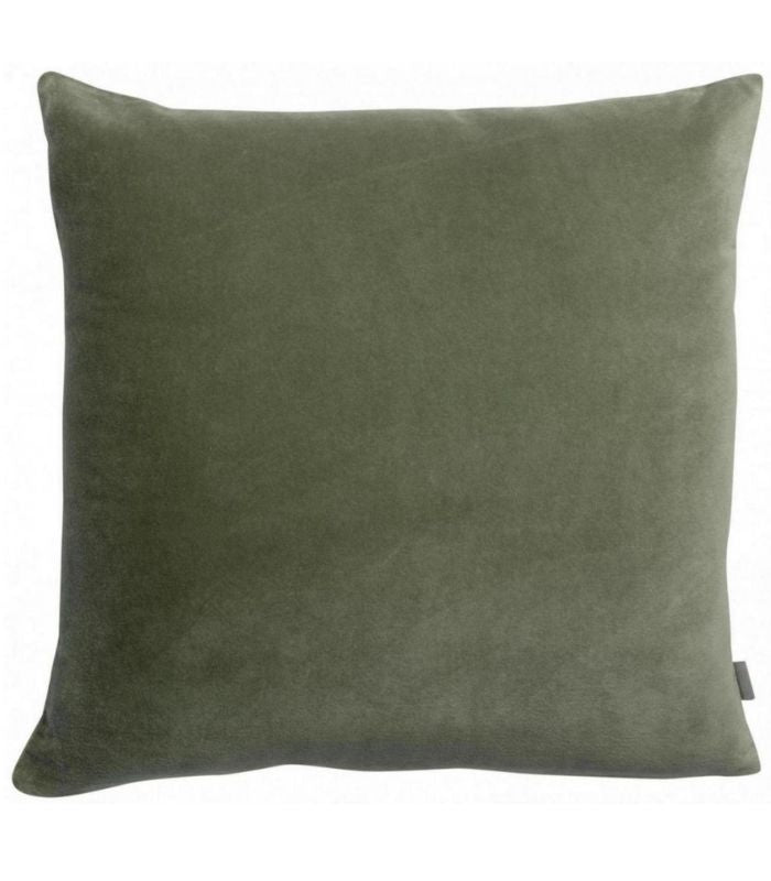 Coussin en Velours ELISE Vert Verveine, Vivaraise