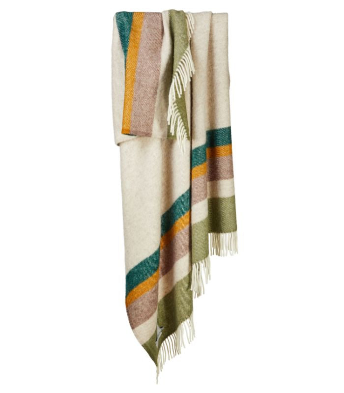 Plaid Pure Laine Alaska Earth 130 x 183 cm, The Mill, ambiance cocooning