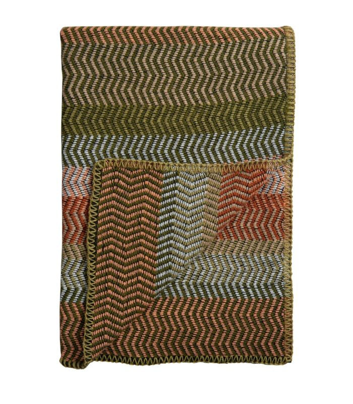 Plaid Pure Laine FRI Vert 150 x 200 cm, Roros Tweed, confort haut de gamme