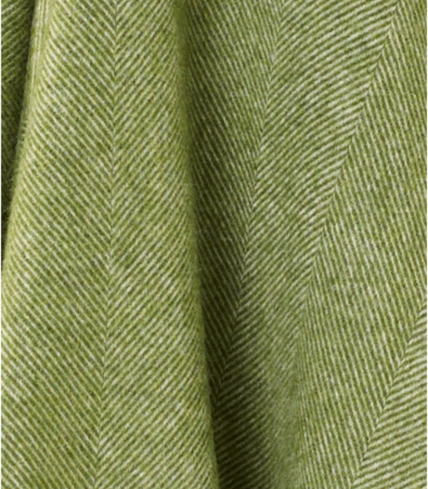 Plaid Laine Chevrons Vert 140 x 185 cm, B at Home, ambiance cocooning