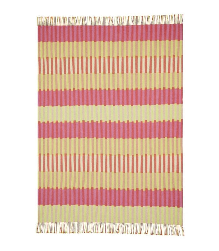 Plaid en Laine Rose - Murazzi présentation complète Designers Guild 